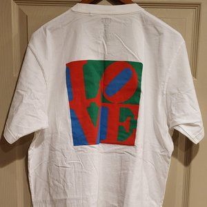 Robert Indiana MoMA Special Edition Text Messages Uniqlo LOVE Shirt New NWT L